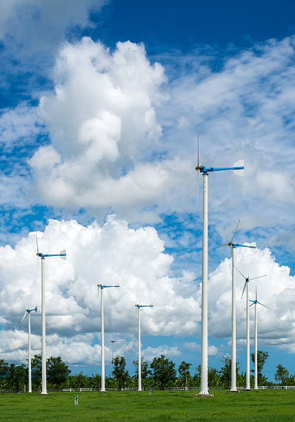 istock Windmill farm for alternative clean energy 526350831
