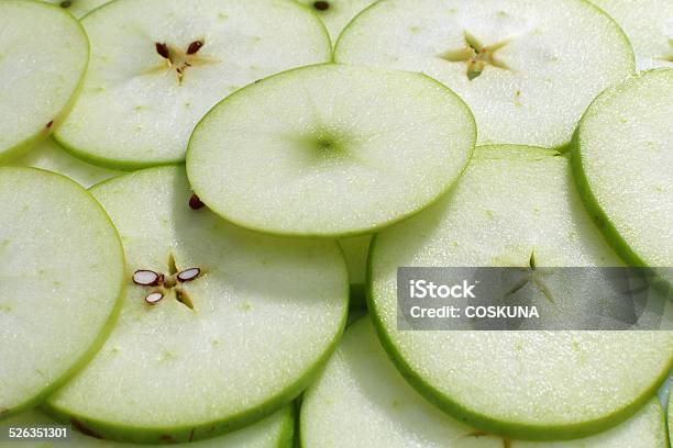 Apple Slices Stock Photo - Download Image Now - Apple - Fruit, Green Color, Macrophotography