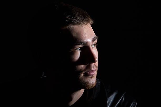istock Portrait of the man looking away 526351477