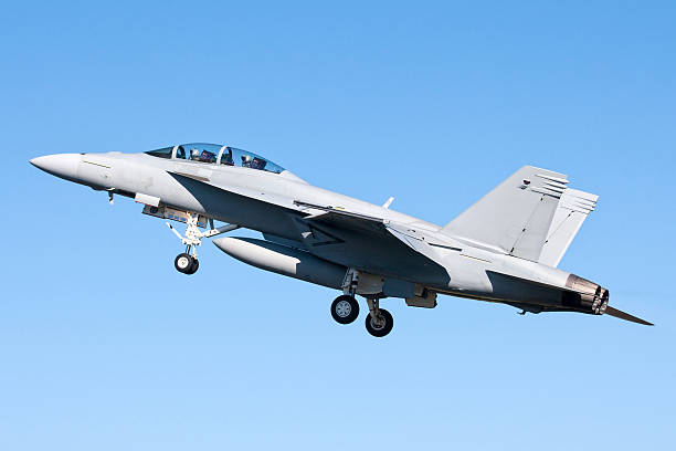 istock Boeing FA-18F Super Hornet Fighter Aircraft 526352751