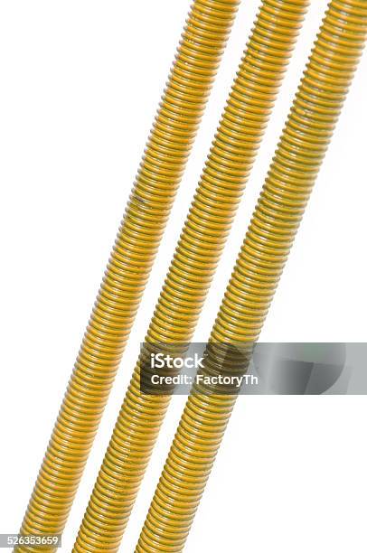 Yellow Threaded Rods Yellow Long Threaded Rod Stock Photo - Download Image Now - Abstract ...