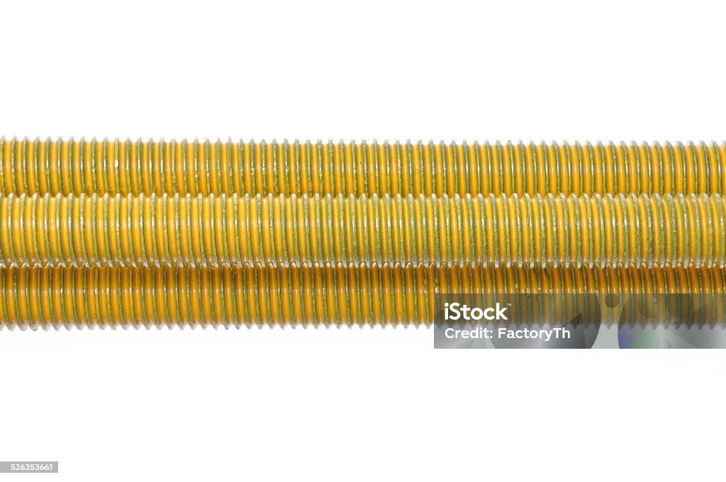 Yellow Threaded Rods Yellow Long Threaded Rod Stock Photo - Download Image Now - Abstract ...