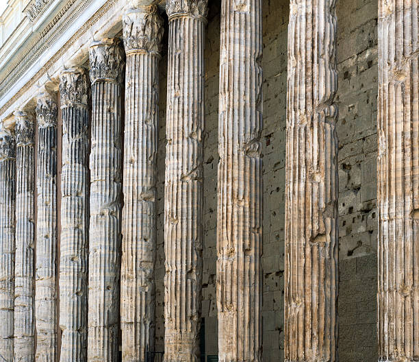istock Colonnade of an ancient building 526356027