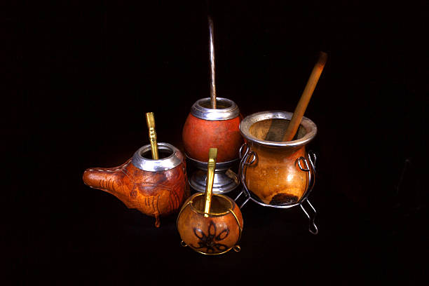 istock 4 different calabazas on the black background 526356283