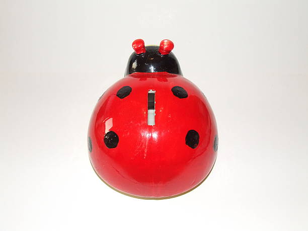 istock Piggy bank on white 526356967