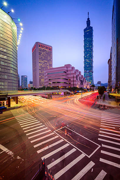istock Taipei, Taiwan Citsyscape and Intersection 526357649