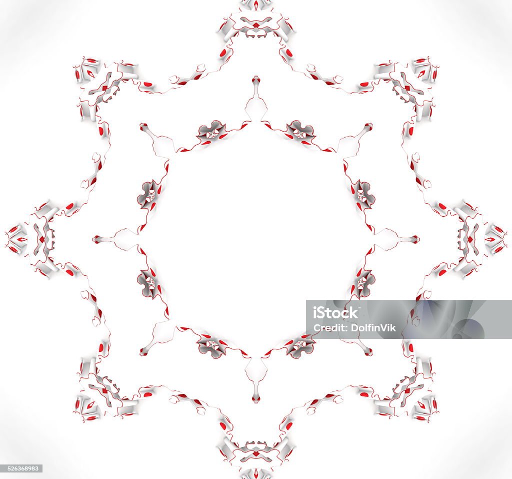 Ethnic pattern. Abstract kaleidoscope  fabric design. red Ethnic pattern. Abstract kaleidoscope fabric design. Abstract Stock Photo