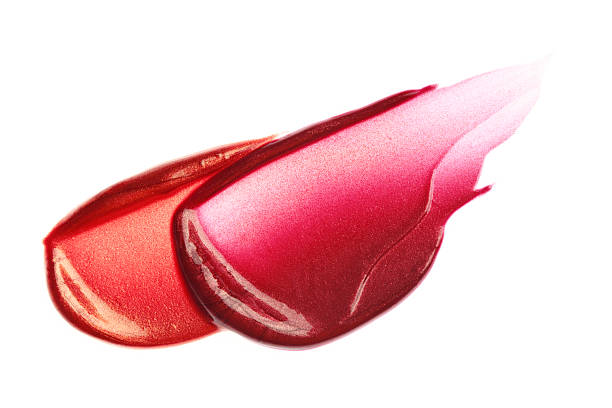 istock Double smears of lipgloss 526388887