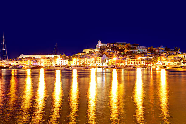 istock Eivissa Ibiza town downtown at sunset in Balearic 526390139