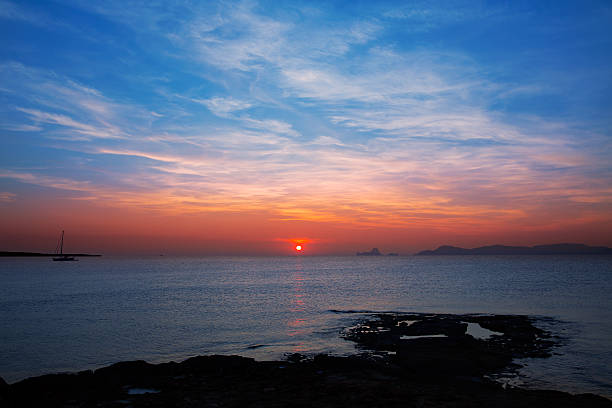 istock Ibiza sunset view from formentera Island 526390785
