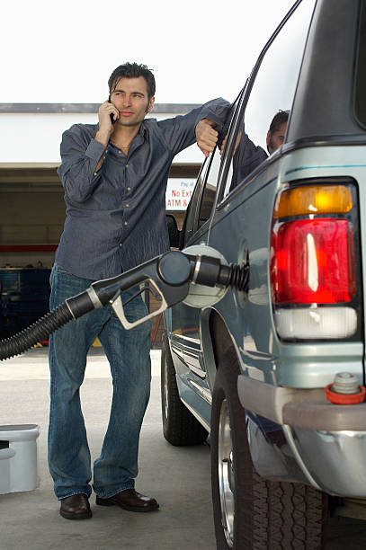 istock Customer at Petrol Station 526391653