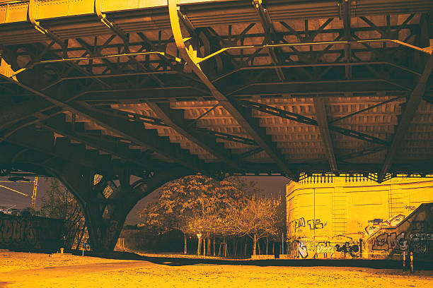 istock Under the bridge of Bornholmer Strasse in Berlin 526392137