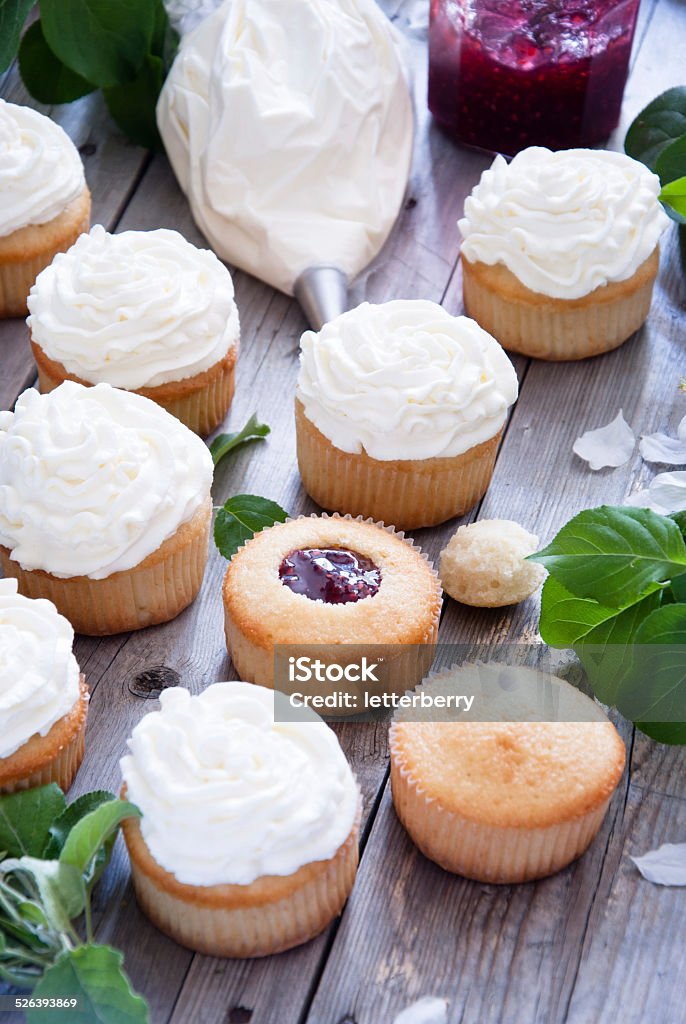 Cupcakes Apple Blossom Stock Photo