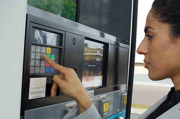 istock Customer at Petrol Station 526395523