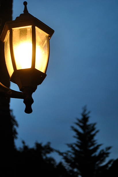 istock light on side of a house 526421227
