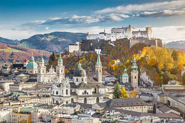 Photo of Historic city of Salzburg in fall, Austria
