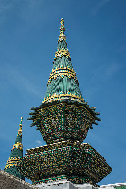Beautiful temple in Bangkok, Thailand blue sky