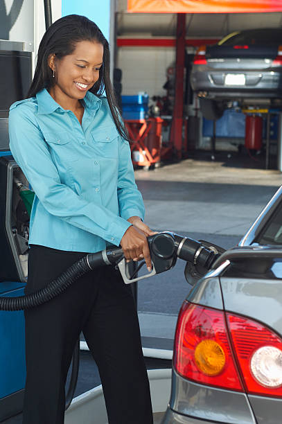 istock Customer at Petrol Station 526424045
