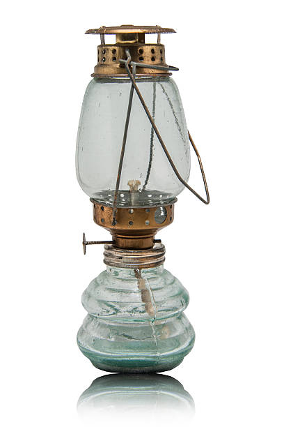 istock Oil lamp isolated on white background,Thailand. 526426257