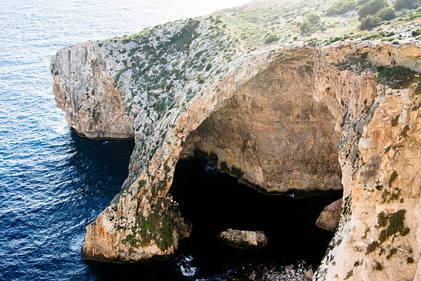 Blue Grotto, Malta stock photo