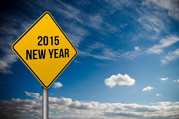 istock New year 2015 road sign 526427609