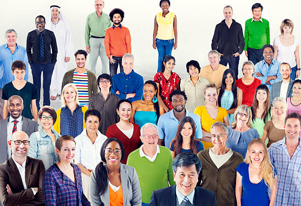 istock Large group of Multiethnic people 526427647