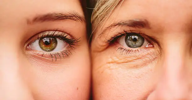 Photo of Close Up Of Mother And Daughter Faces Together