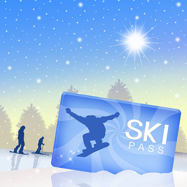 스키복 산길 - mountain skiing ski lift silhouette stock illustrations