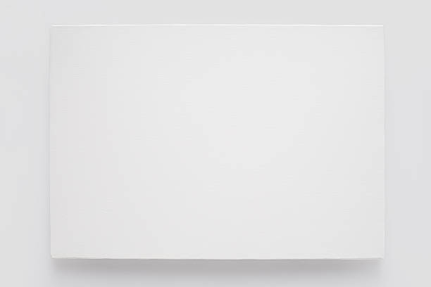 White canvas on stretcher on white wall White canvas on stretcher on white wall, clipping path Canvas stock pictures, royalty-free photos & images