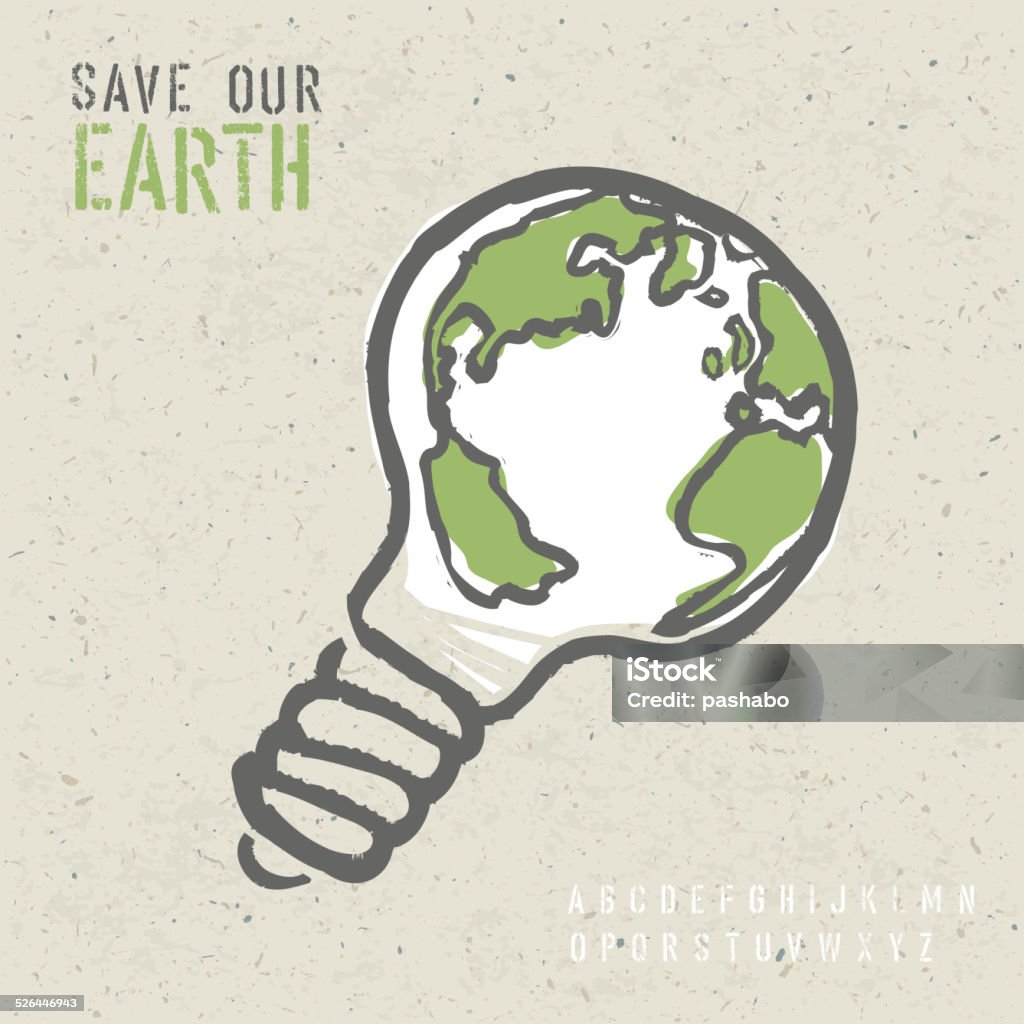 Global ecology concept. Vector, EPS10 Abstract stock vector