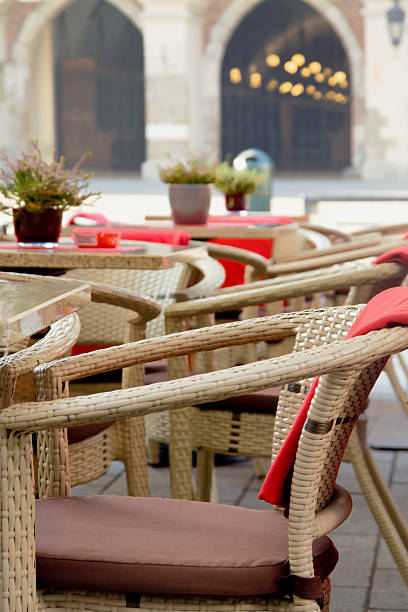 istock Town market cafe in Cracow 526447443