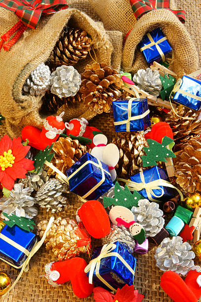 istock Amazing Christmas background, colorful Xmas material 526466073