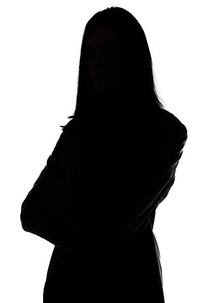 istock Image of man's silhouette - arms crossed 526468269