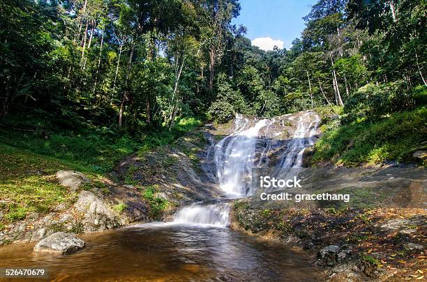 Lata Iskandar Waterfall Cameron Highlands Stock Photo - Download Image Now - Cameron Highlands, Malaysia, People