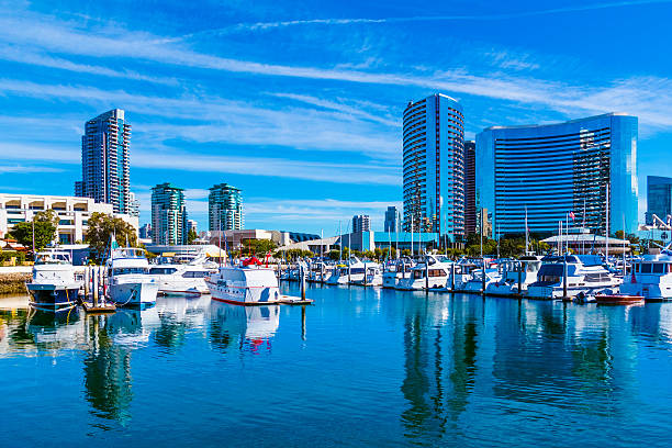 istock Skyscrapers of San Diego Skyline waterfront and harbor, CA(P) 526472301