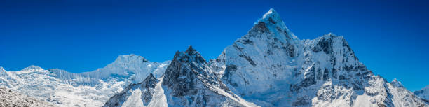 istock Soaring summits snowy peaks pinnacles panorama Himalaya mountain wilderness Nepal 526490139