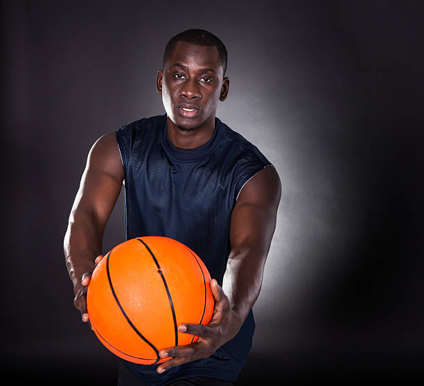 istock African Young Man With Basketball 526493561