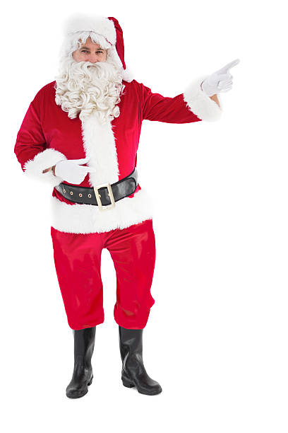 istock Portrait of santa claus doing gesture 526505313