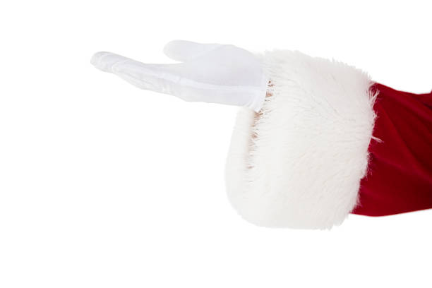 istock Santa claus with hand out 526506575