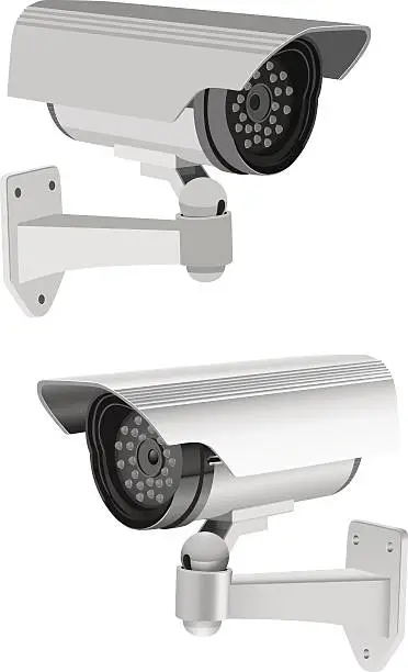 Vector illustration of Security Camera