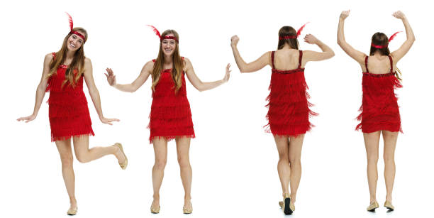 istock Cheerful women dancing together 526508715
