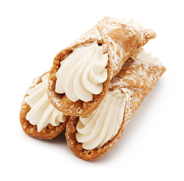 이탈리어어 cannolis - cannoli italian culture ricotta dessert 뉴스 사진 이미지