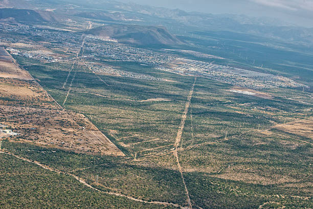 istock mexico city aerial view landscape from airplane 526531733