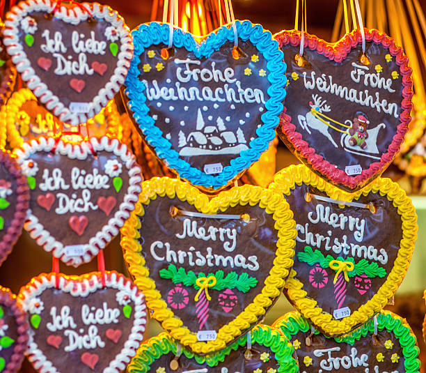 istock Merry Christmas Gingerbread Hearts 526531963