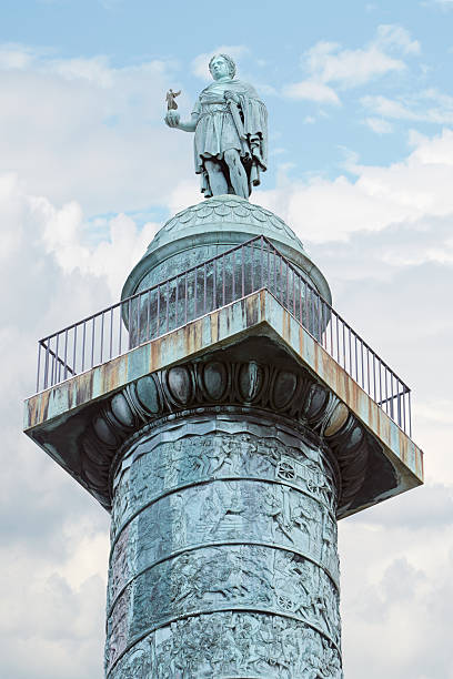 istock Place Vendome column in Paris with blue sky 526532481