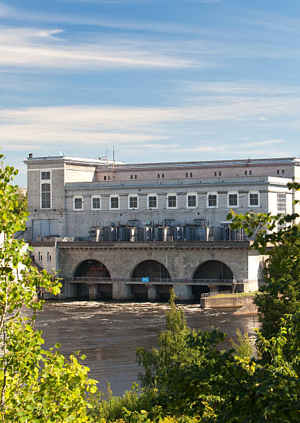 istock Estonia. Narva. Hydroelectric power station on the river Narva 526536149