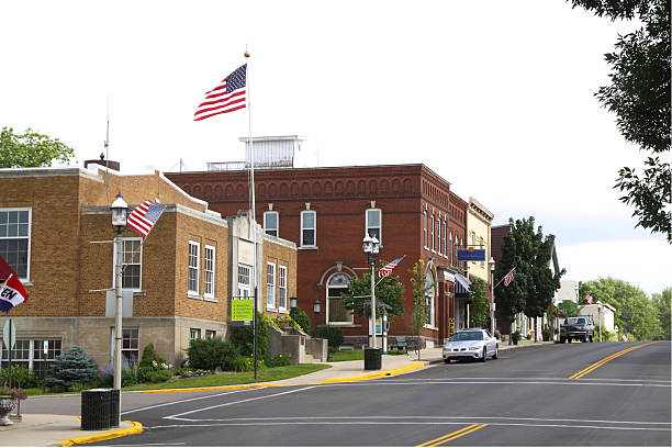 istock Main Street In Small Mid Western Town 526536573