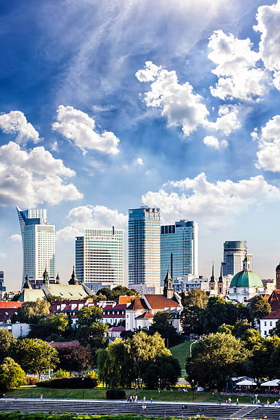 istock Downtown Warsaw at afternoon sun 526538365