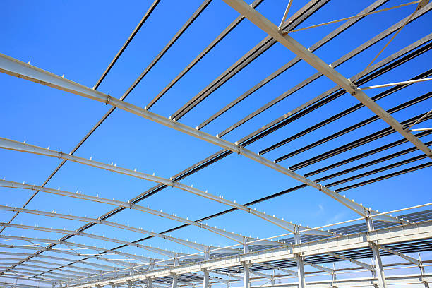 istock The construction of steel structure 526539424