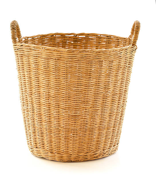 istock Wicker Basket Isolated On White Background. 526539630
